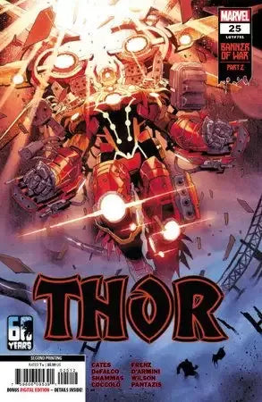 Thor #25 2022 2nd Printing  Variant