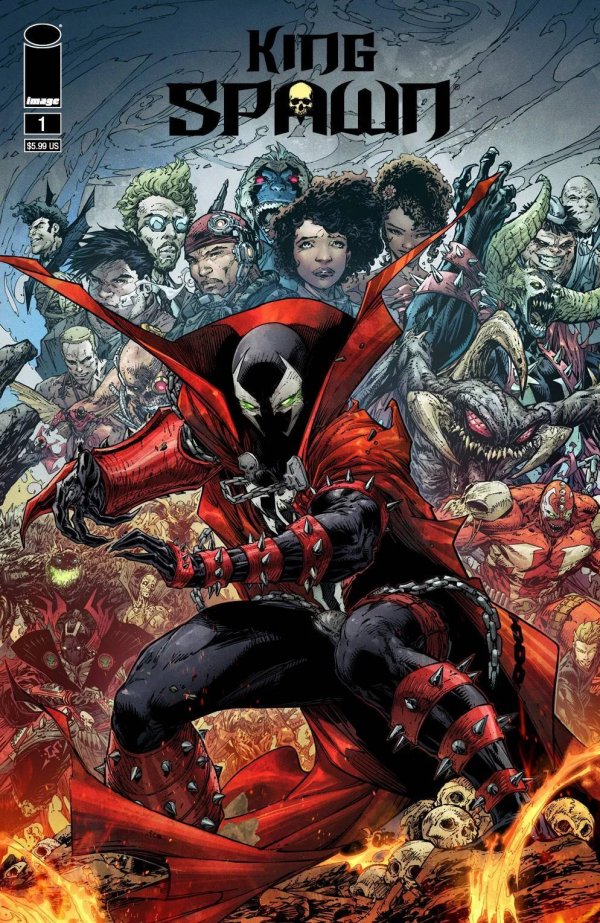 King Spawn #1 Cover F Brett  Booth