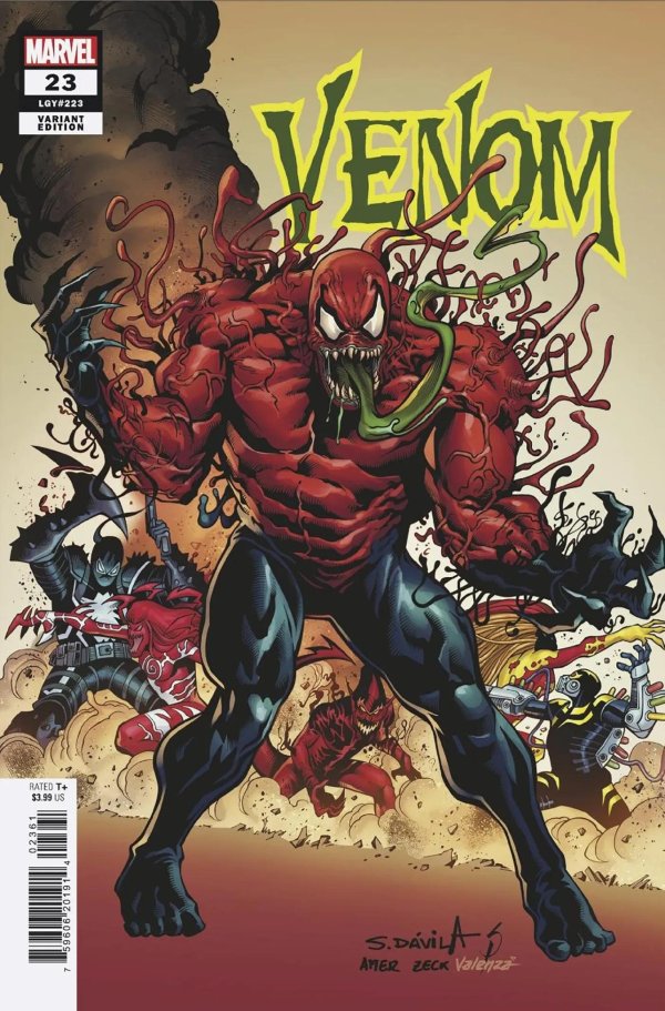 Venom #23 Dávila Homage Variant