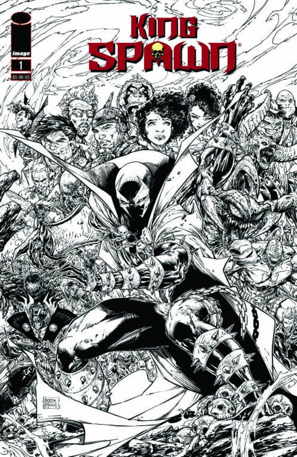 King Spawn #1 Cover K 2nd  Printing